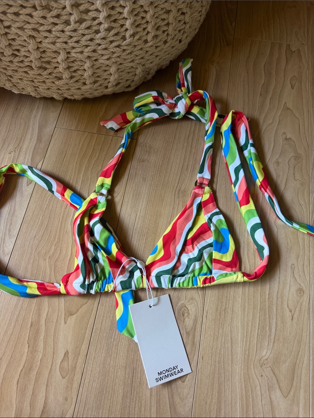 Monday Swimwear Morocco Top in island aura